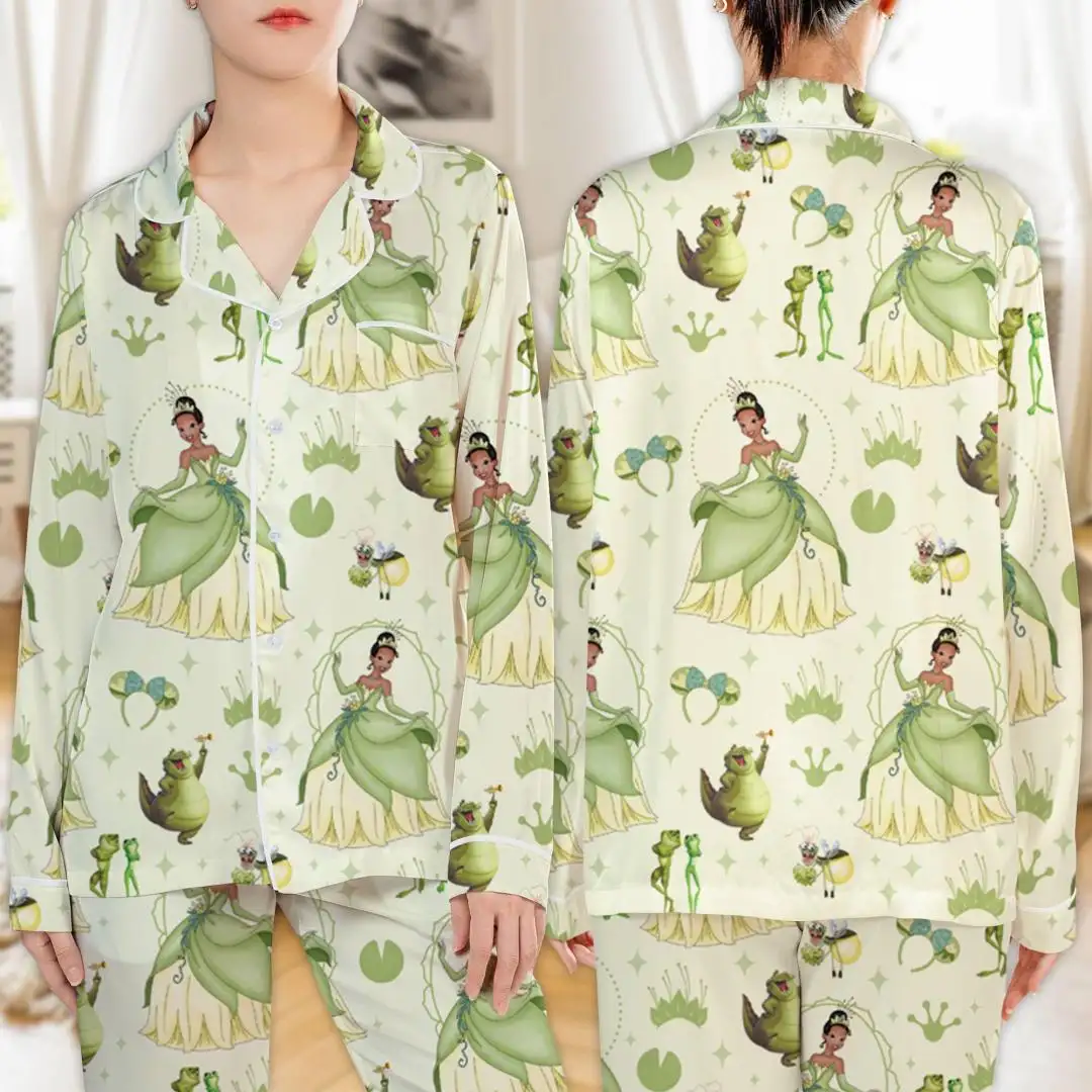 Disneyland Princess and the Frog Christmas Pajamas Shirt