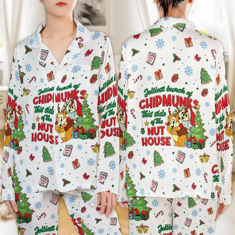 Disney Chip n Dale Christmas Shirt Family Matching Pajamas