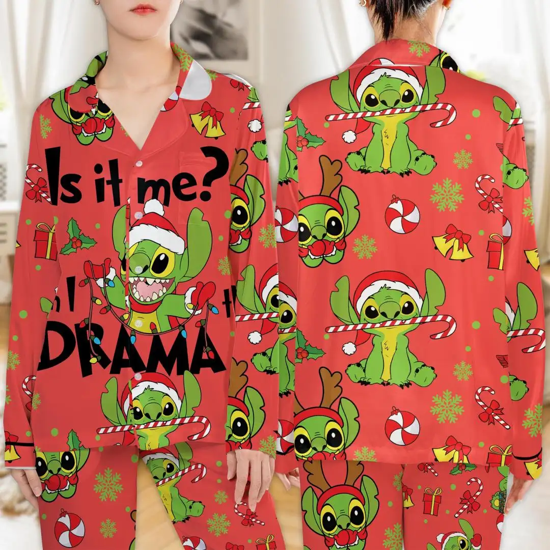 Disneyland Stitch Christmas Shirt | Family Matching Sleepwear