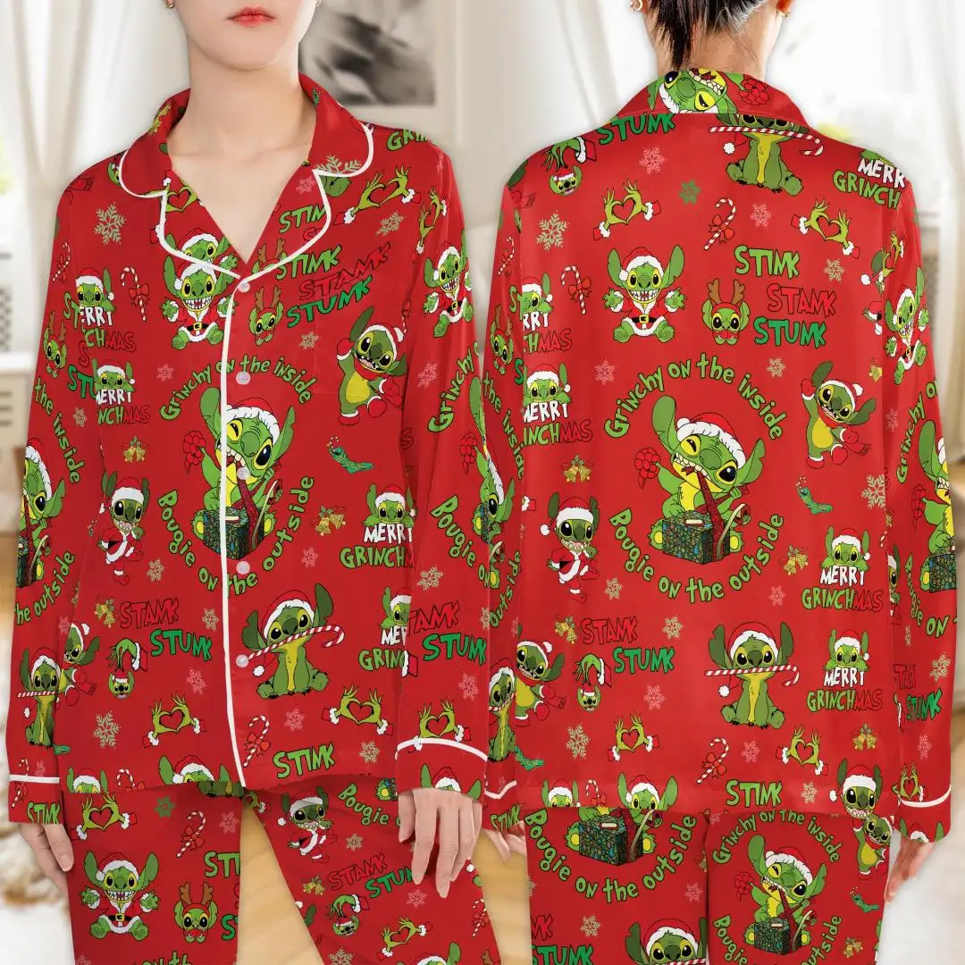 Disneyland Stitch Christmas Shirt for Women