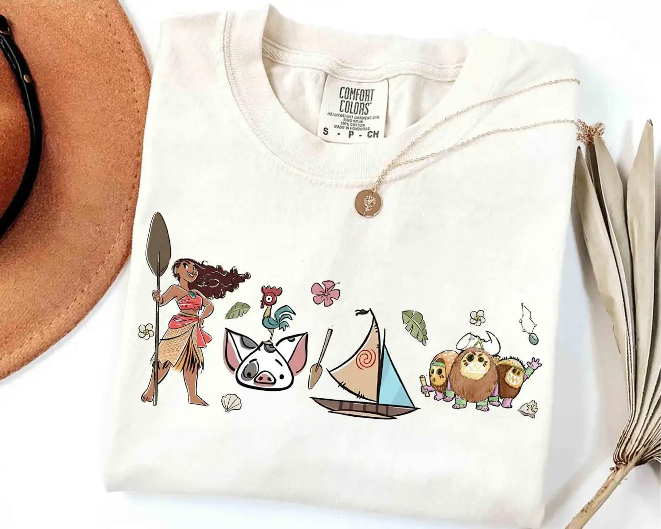 Moana Princess Watercolor Shirt for Girls Disney Trip