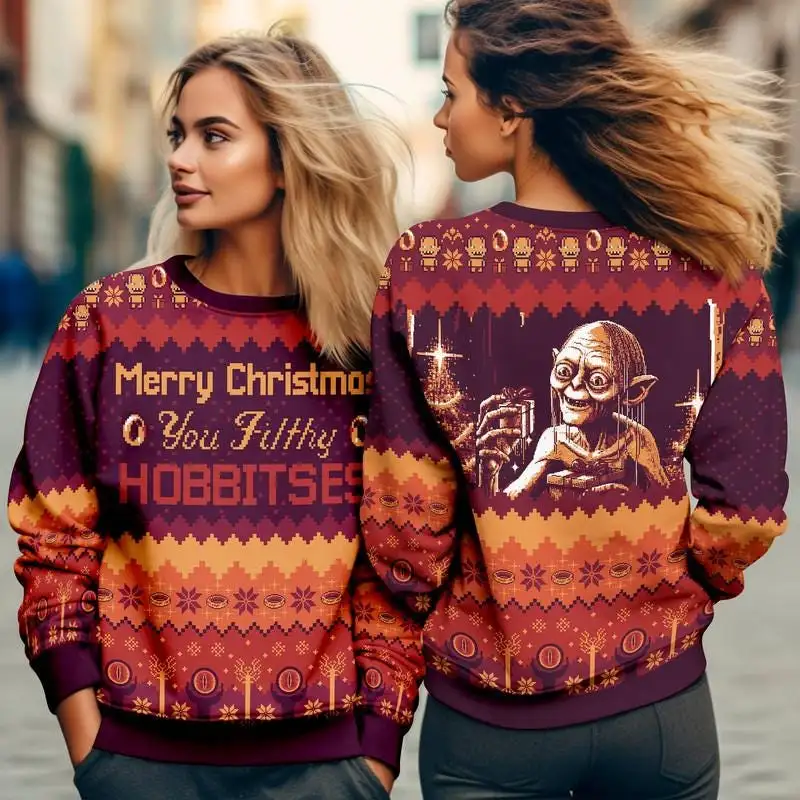 Gollum LOTR Christmas Shirt for Family