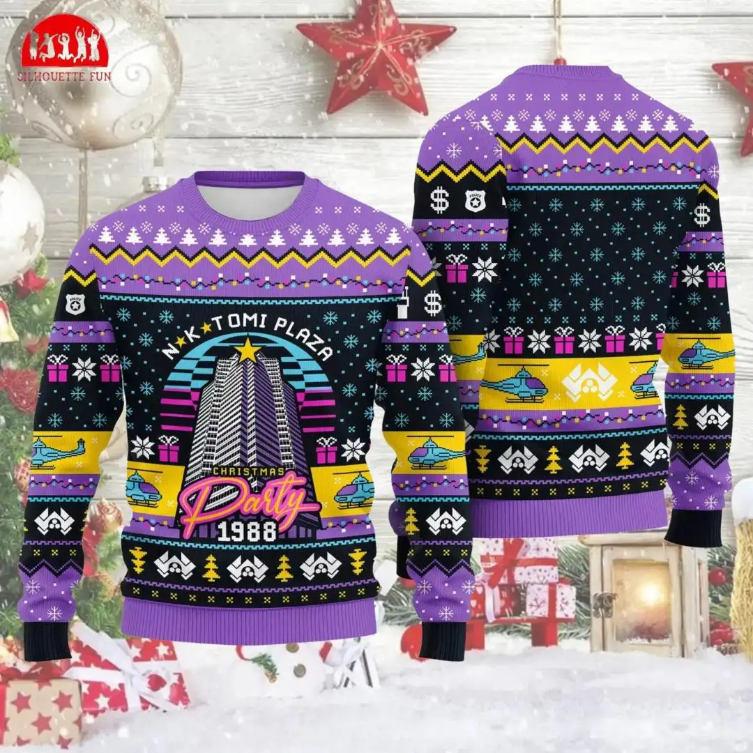 Die Hard Ugly Christmas Movie Shirt