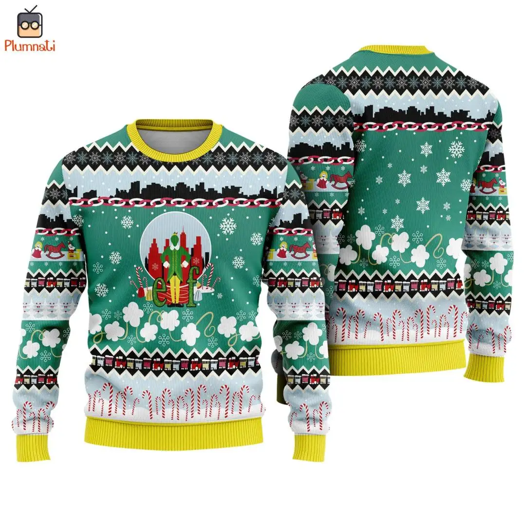 Buddy the Elf Ugly Christmas Sweater Shirt for Family