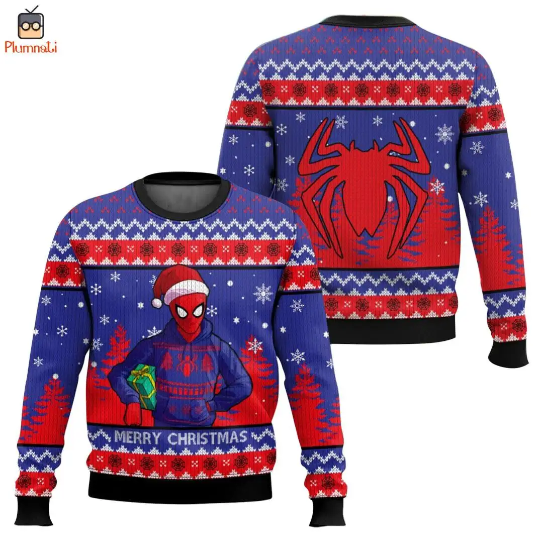 Spider-Man Ugly Christmas Sweatshirt for Men