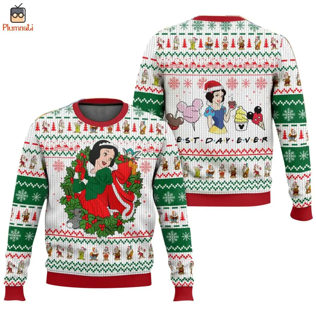 Disney Snow White Ugly Christmas Shirt for Women