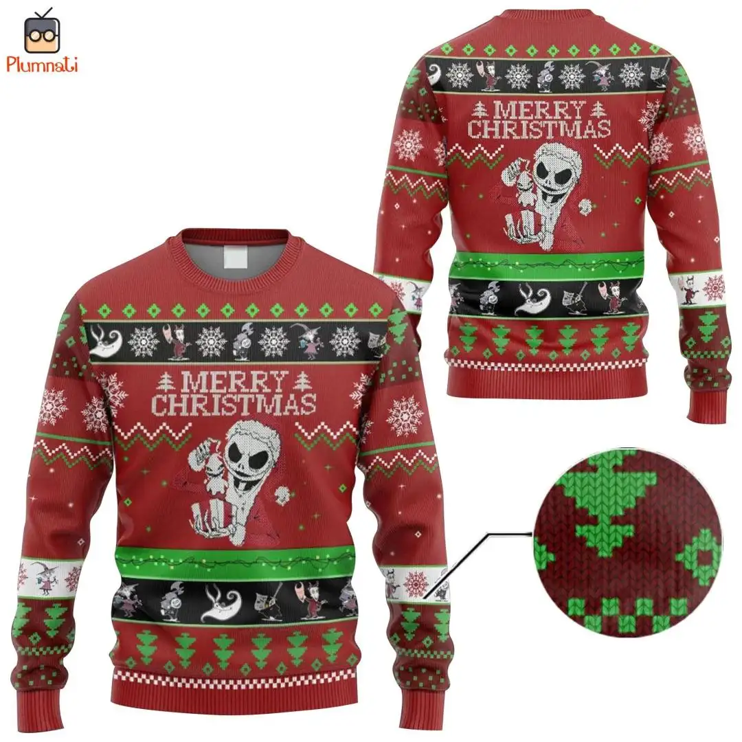 Jack Skellington Ugly Christmas Shirt for Family