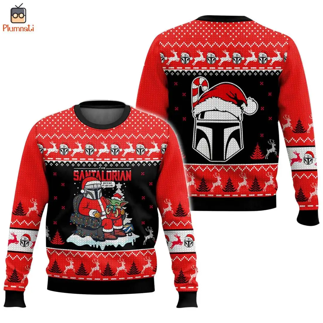 Star Wars Mandalorian Ugly Christmas Shirt