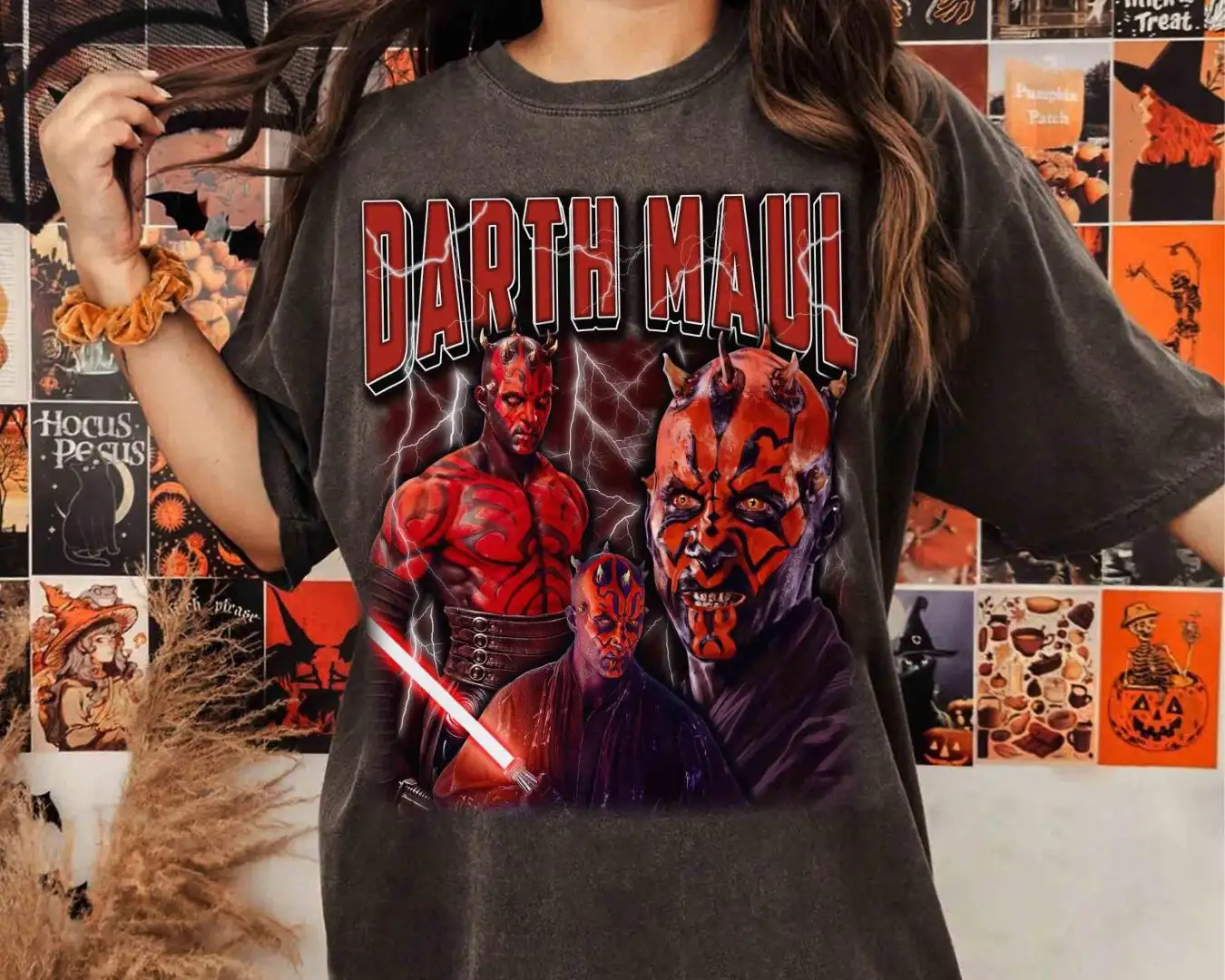 Vintage Darth Maul Portrait Star Wars Shirt