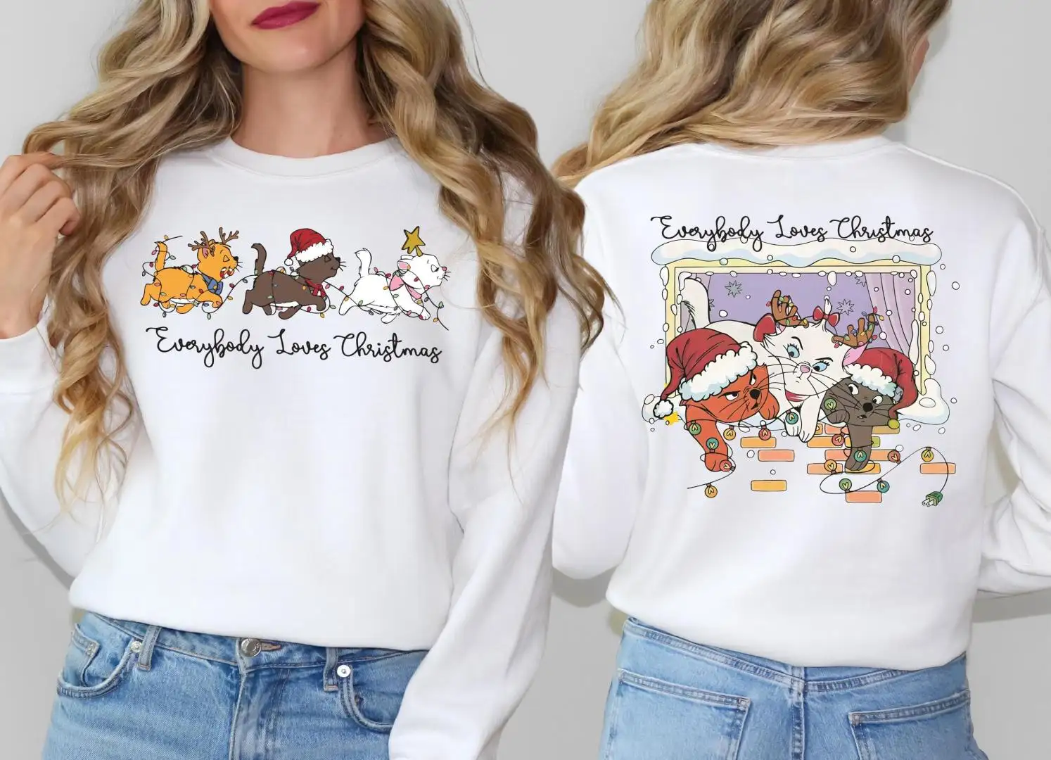 Disney Aristocats Marie Christmas Shirt