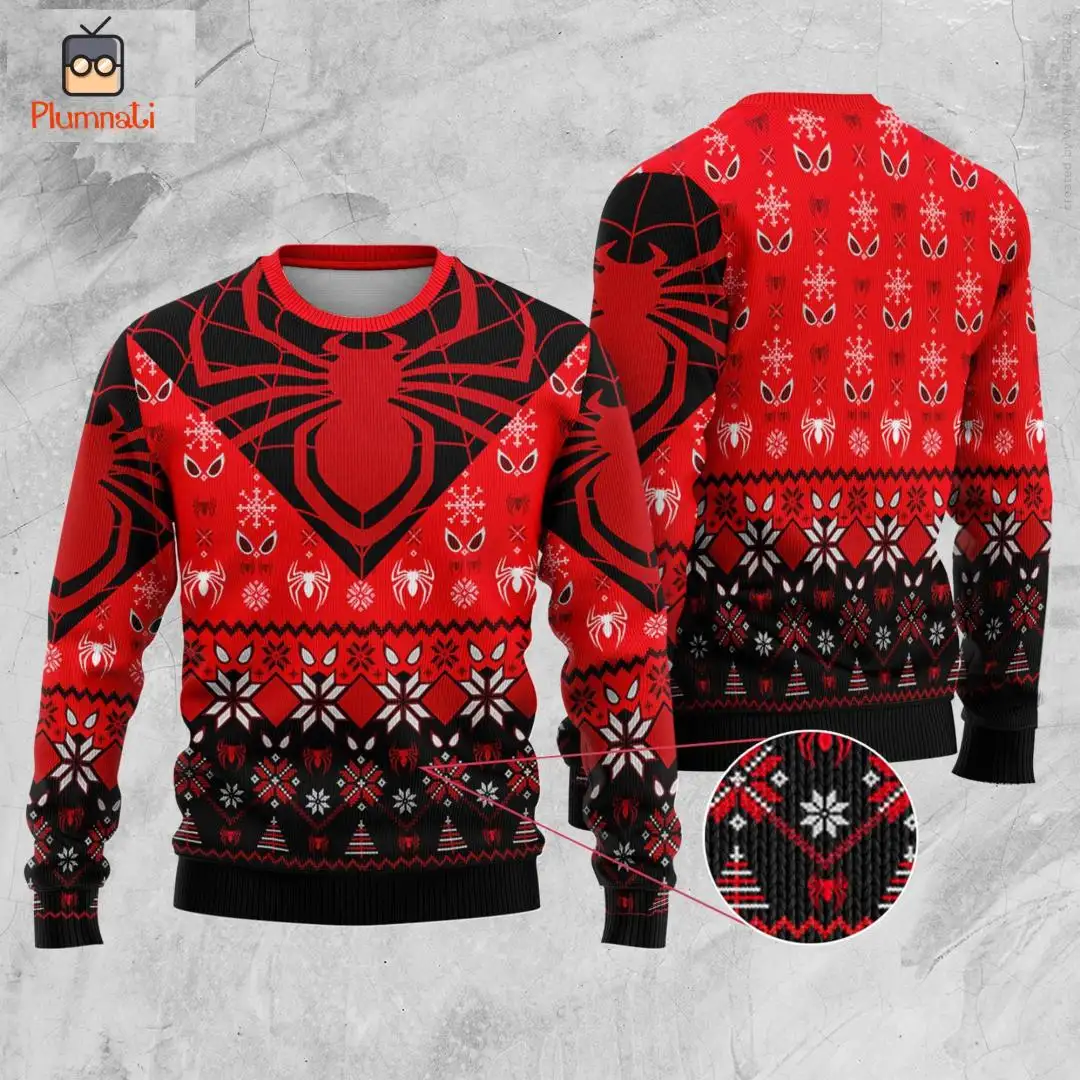 Spider-Verse Miles Morales Ugly Christmas Shirt