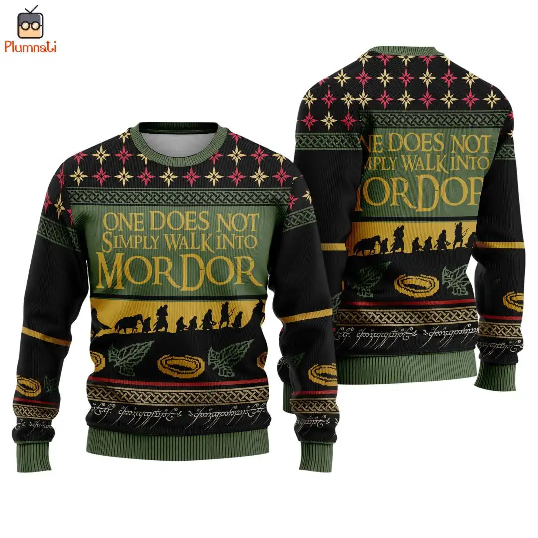 Lord of the Rings Ugly Christmas Shirt Gift