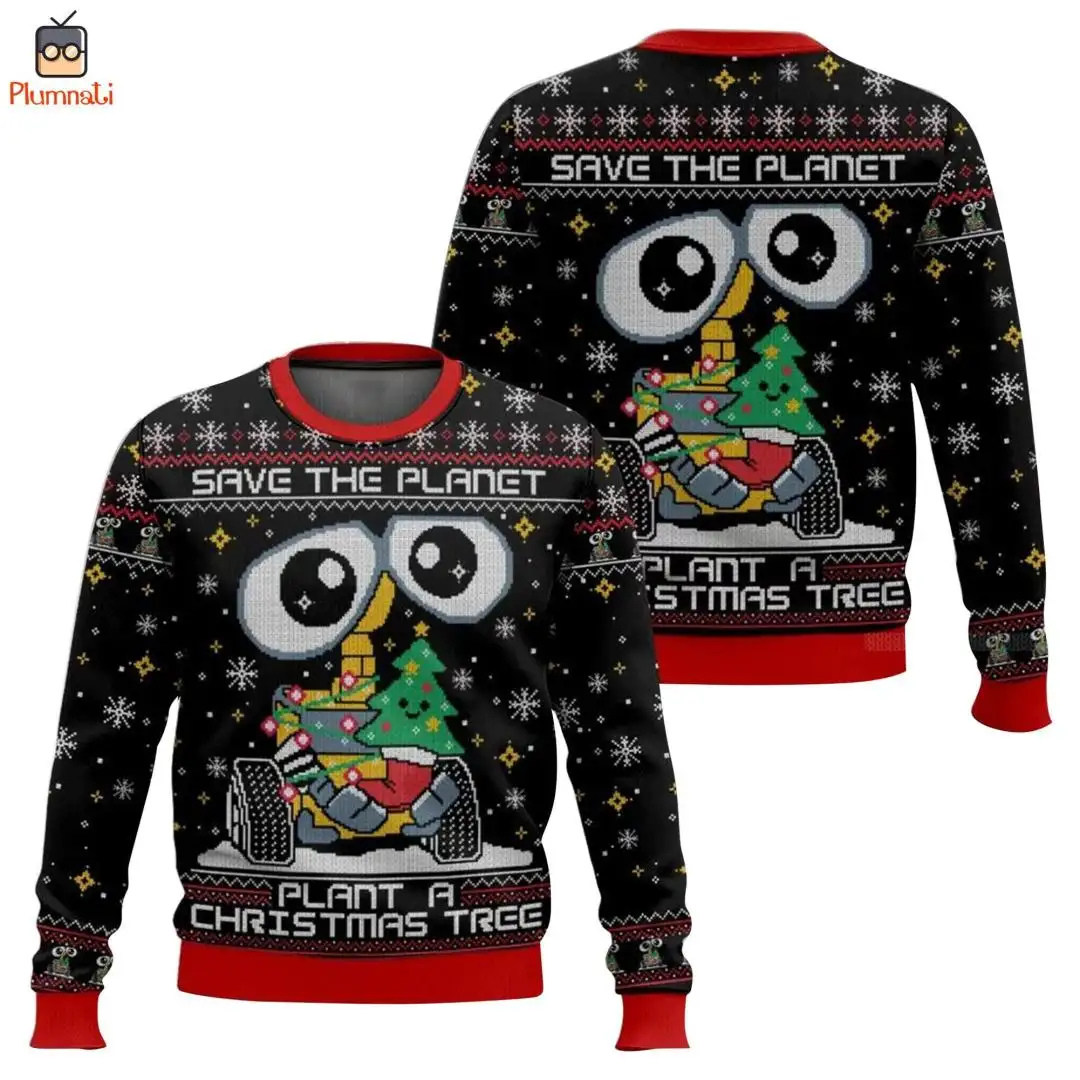 Wall-E Christmas Shirt Save The Planet Disneyland