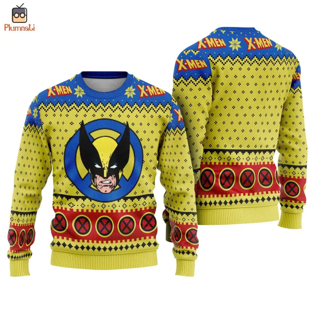 Wolverine Ugly Christmas Sweater Shirt for Superhero Fans