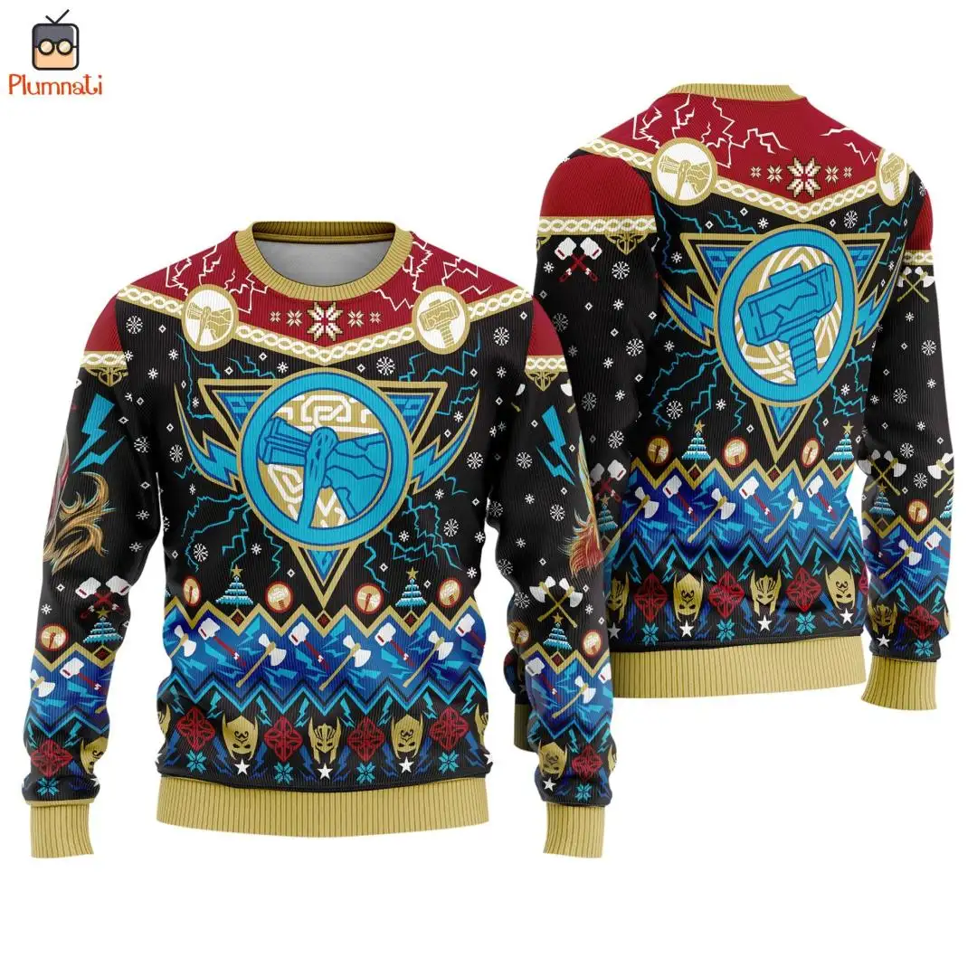 Thor Superhero Christmas Shirt for Family