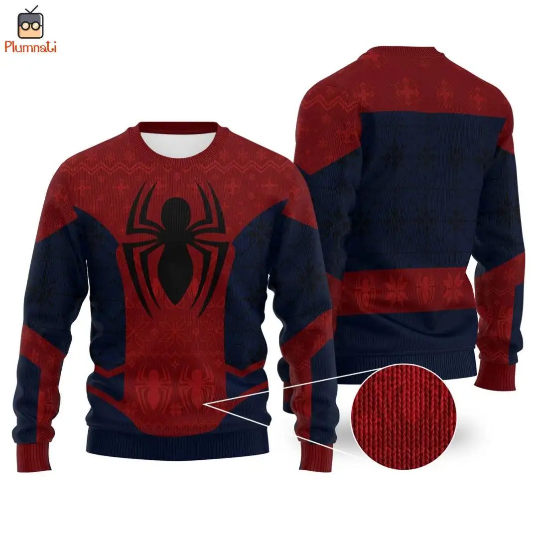 Spider-Man Ugly Christmas Shirt for Superhero Fans