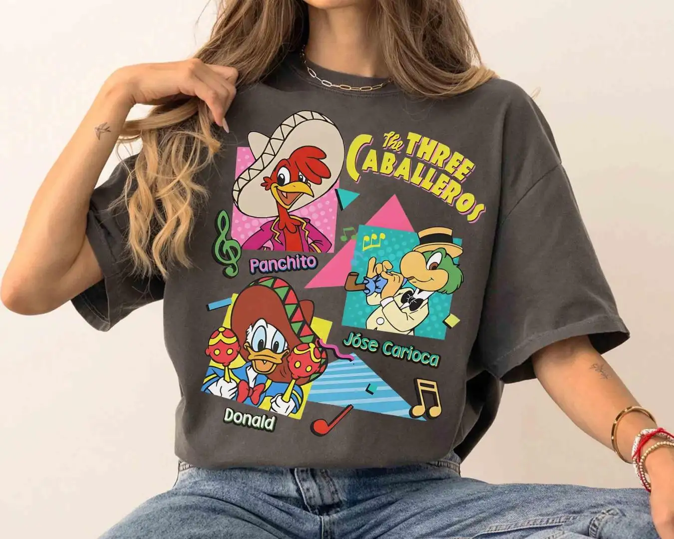 Retro Disney Three Caballeros Shirt for Family Vacation