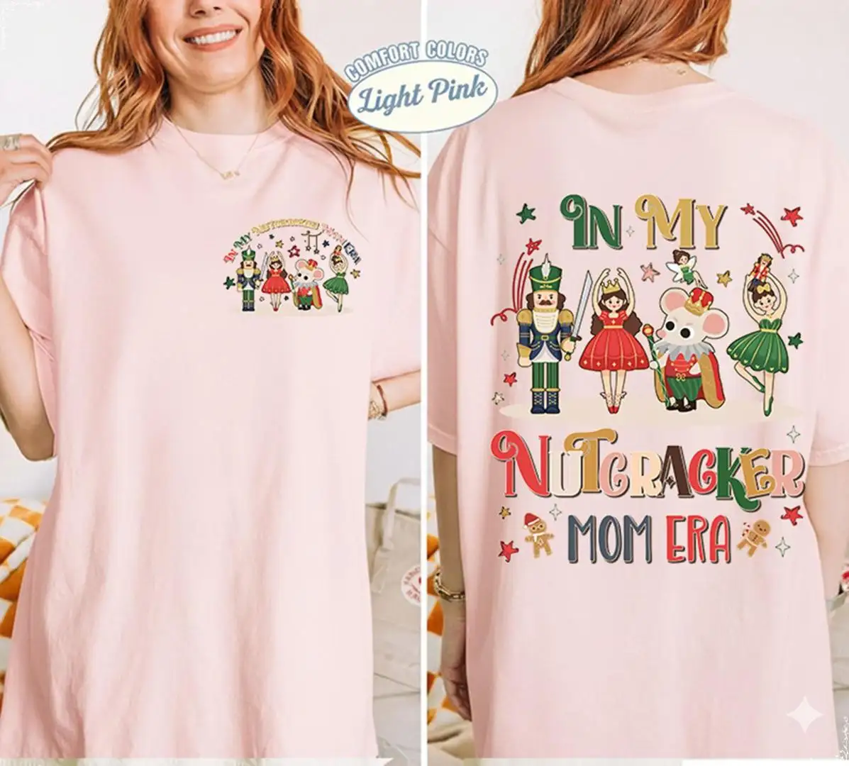 Nutcracker Mom Era Christmas Ballet Shirt