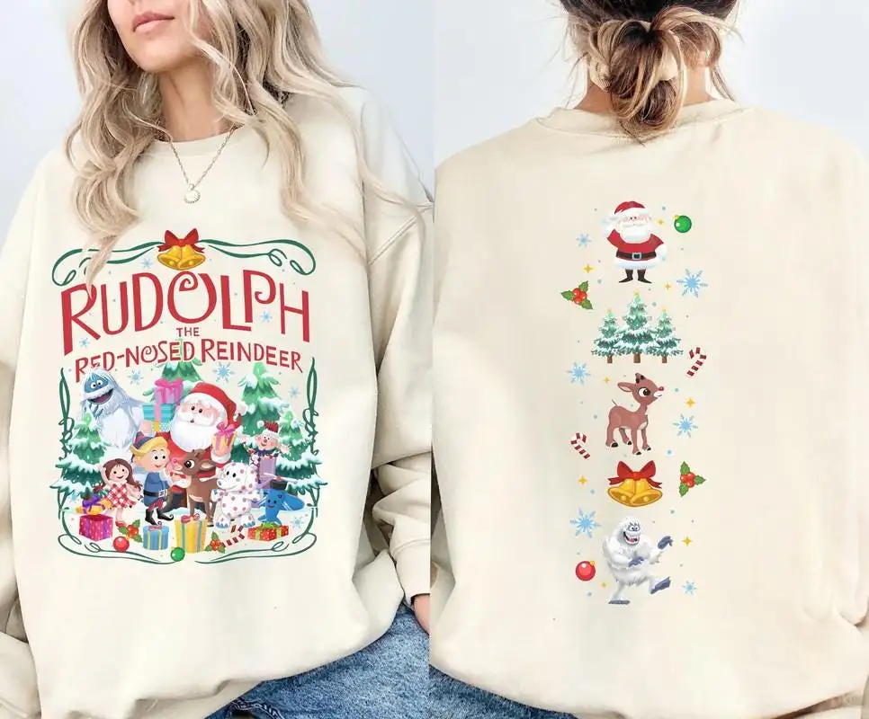 Rudolph Christmas Shirt for Family Movie Party