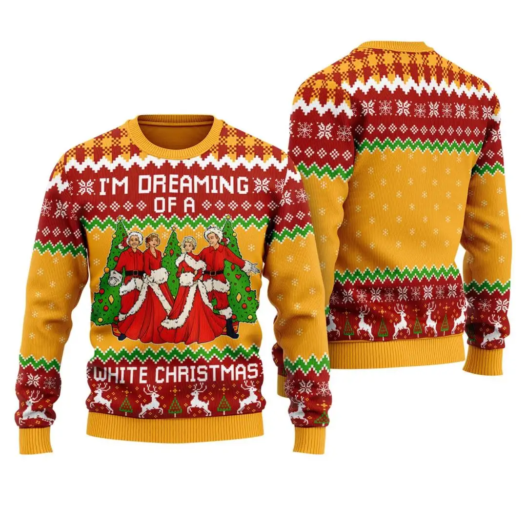 White Christmas Ugly Sweater Holiday Shirt