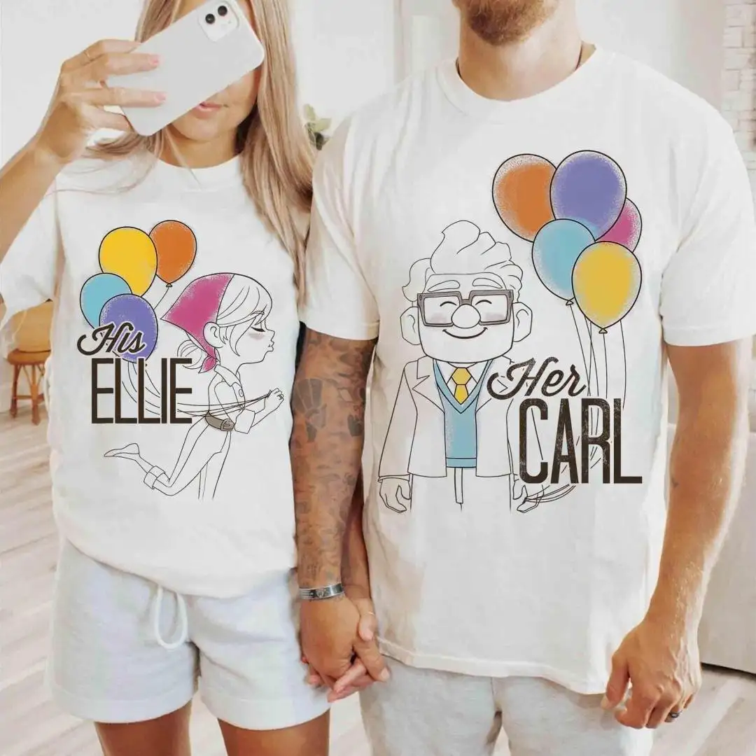 Disney Pixar Up Couples Wedding Gift Shirt