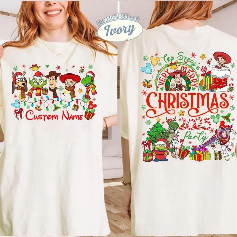 Personalized Toy Story Christmas Shirt for Family Matching