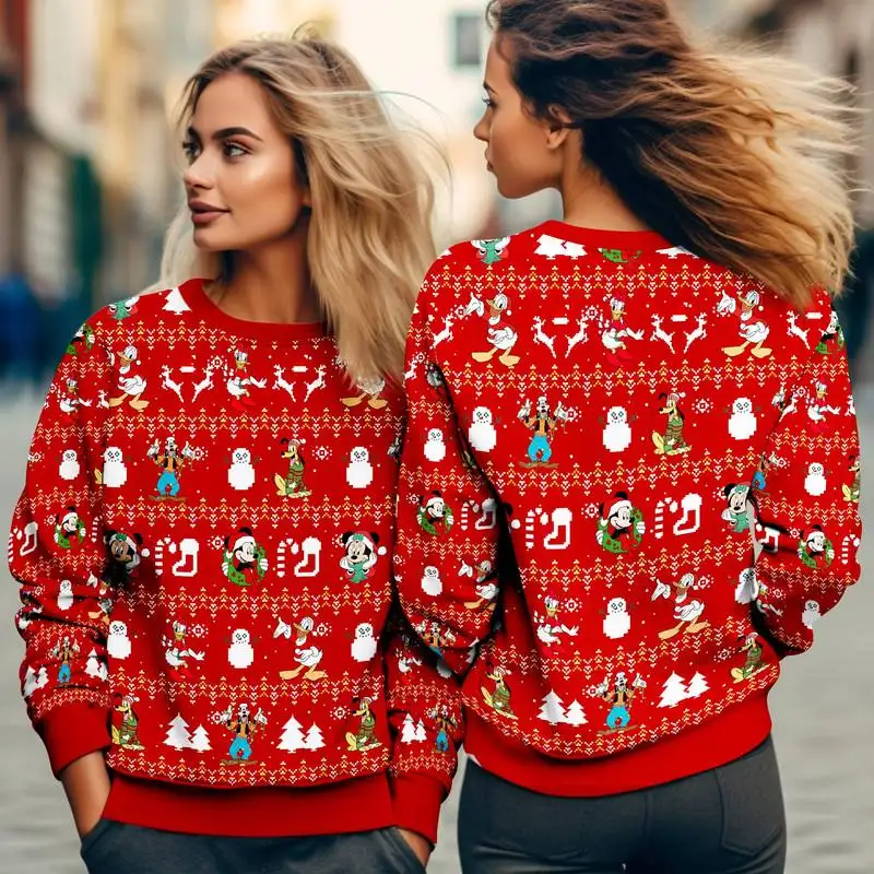 Disneyland Mickey Ugly Christmas Shirt Group Matching