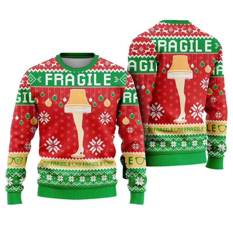 Christmas Story Leg Lamp Shirt Family Matching Sweater