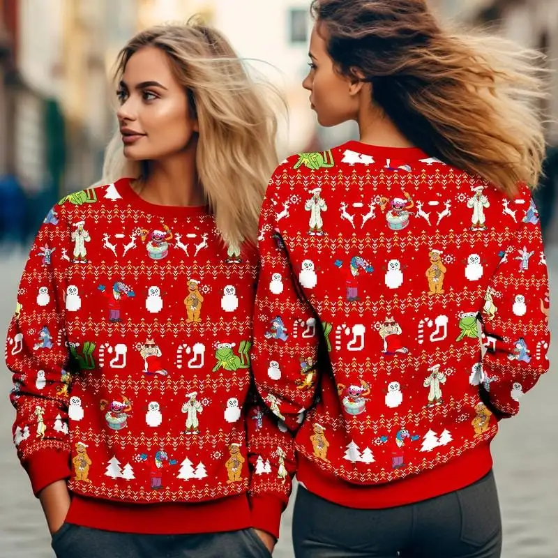 Disney Ugly Christmas Shirt with Gonzo Rizzo Holiday Design