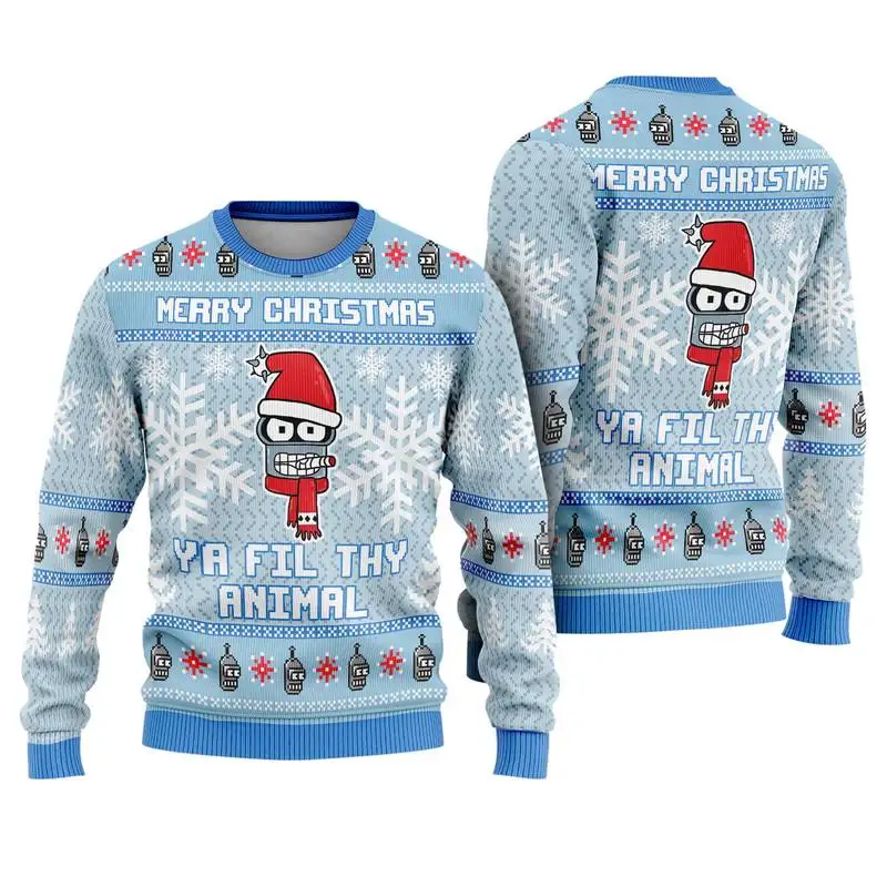 Futurama Ugly Christmas Shirt Family Holiday Gift