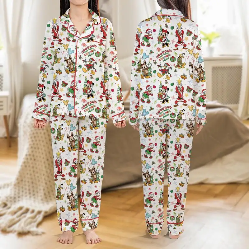 Disney Christmas Party Shirt for Mickey Pajama Gifts