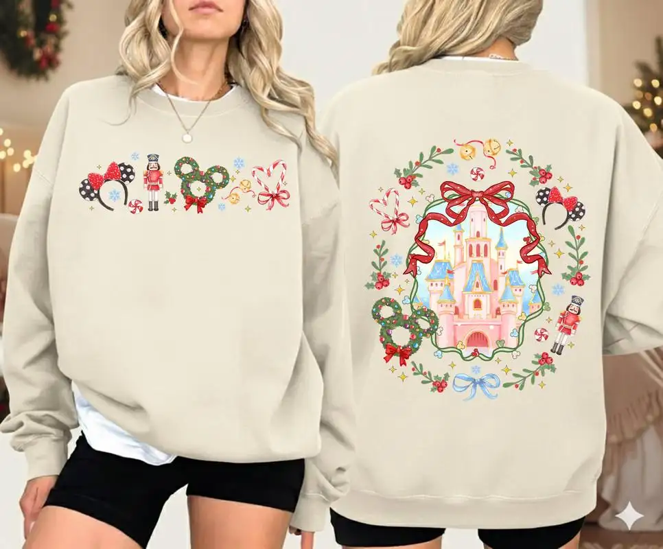 Disneyland Christmas Magic Castle Shirt for Family Matching