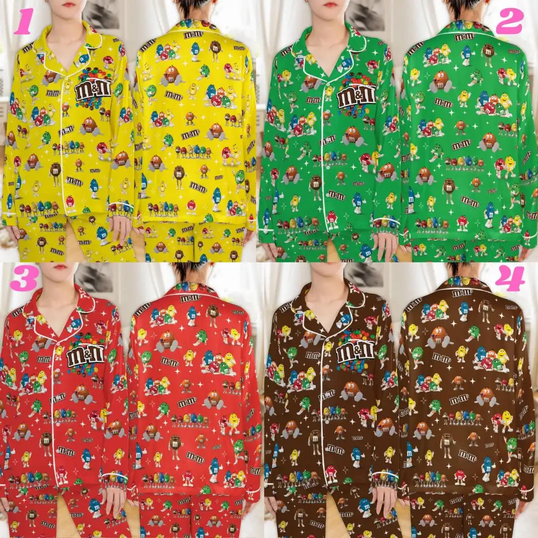 M&M Candy Matching Pajama Shirt for Women
