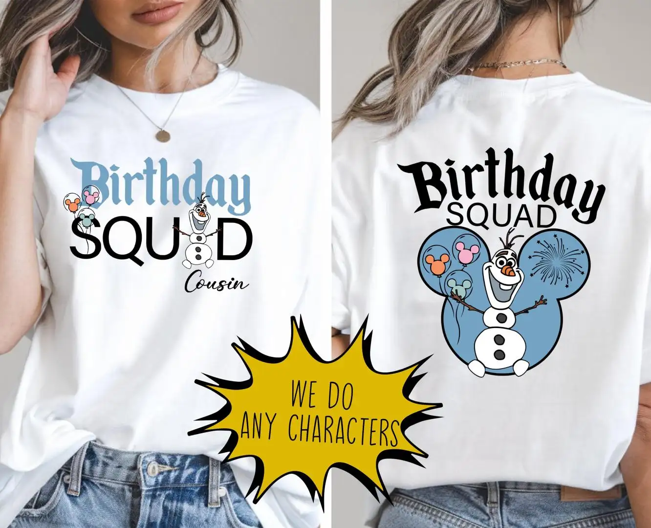 Disney Birthday Squad Shirt for Kids Trip