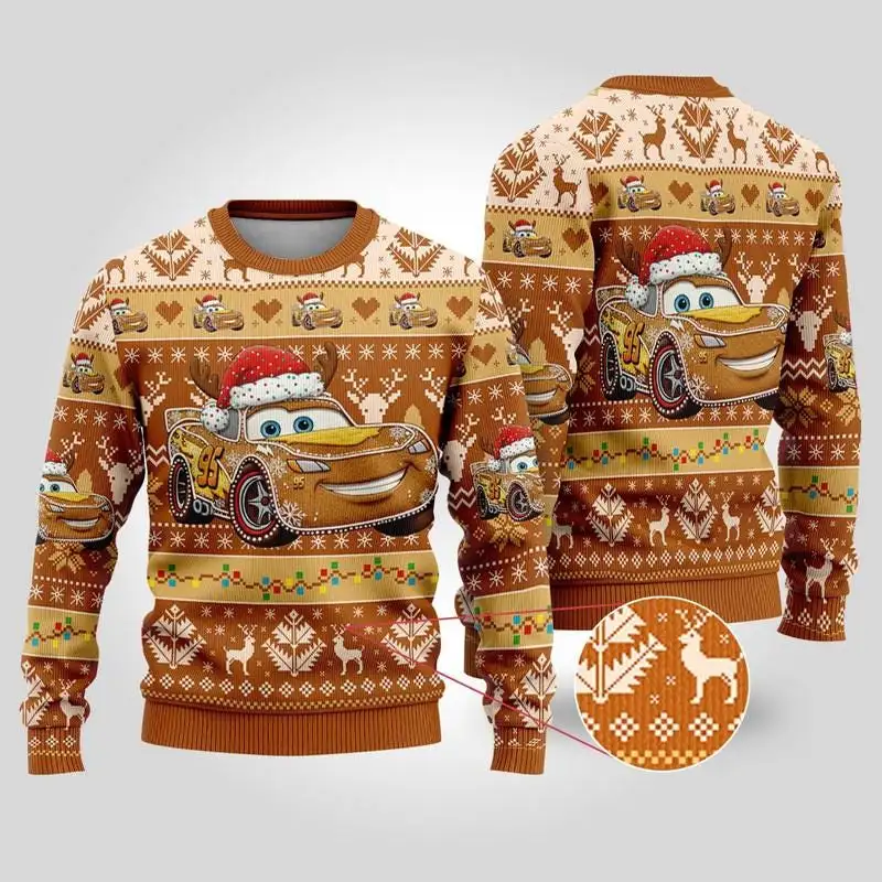 Disney Pixar Cars Ugly Christmas Shirt for Family