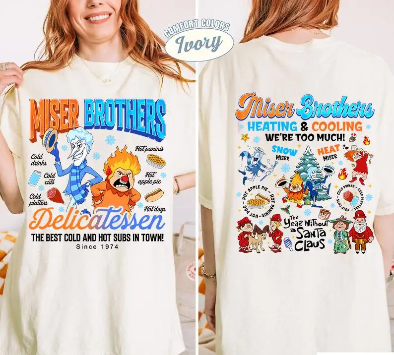 Miser Brothers Christmas Shirt | Snow And Heat Miser Gift