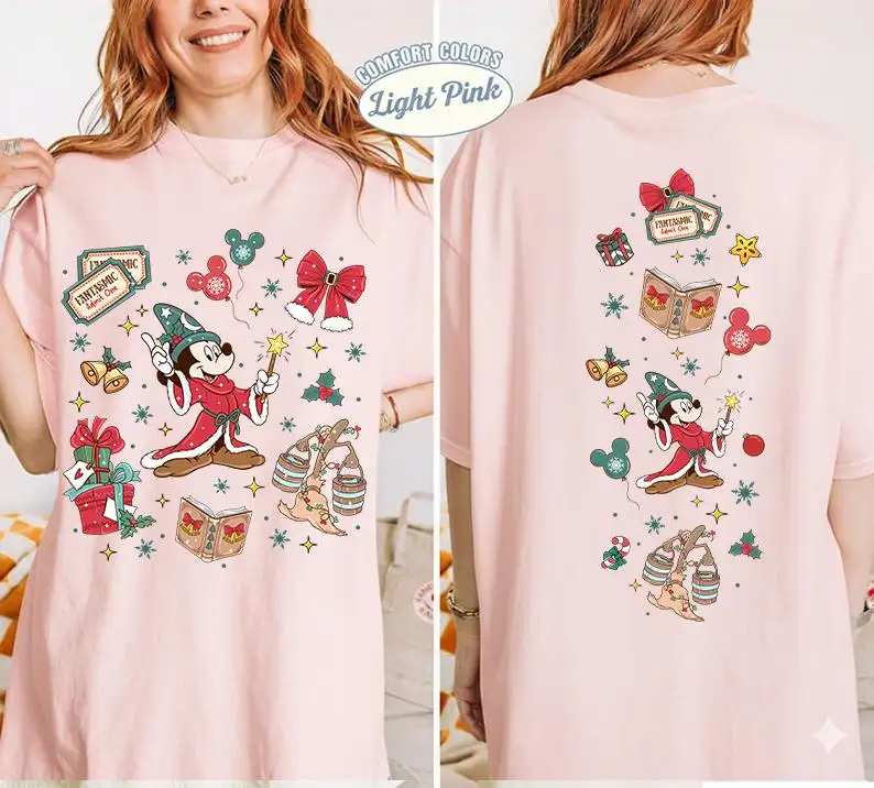 Disney Fantasia Mickey Christmas Shirt for Family