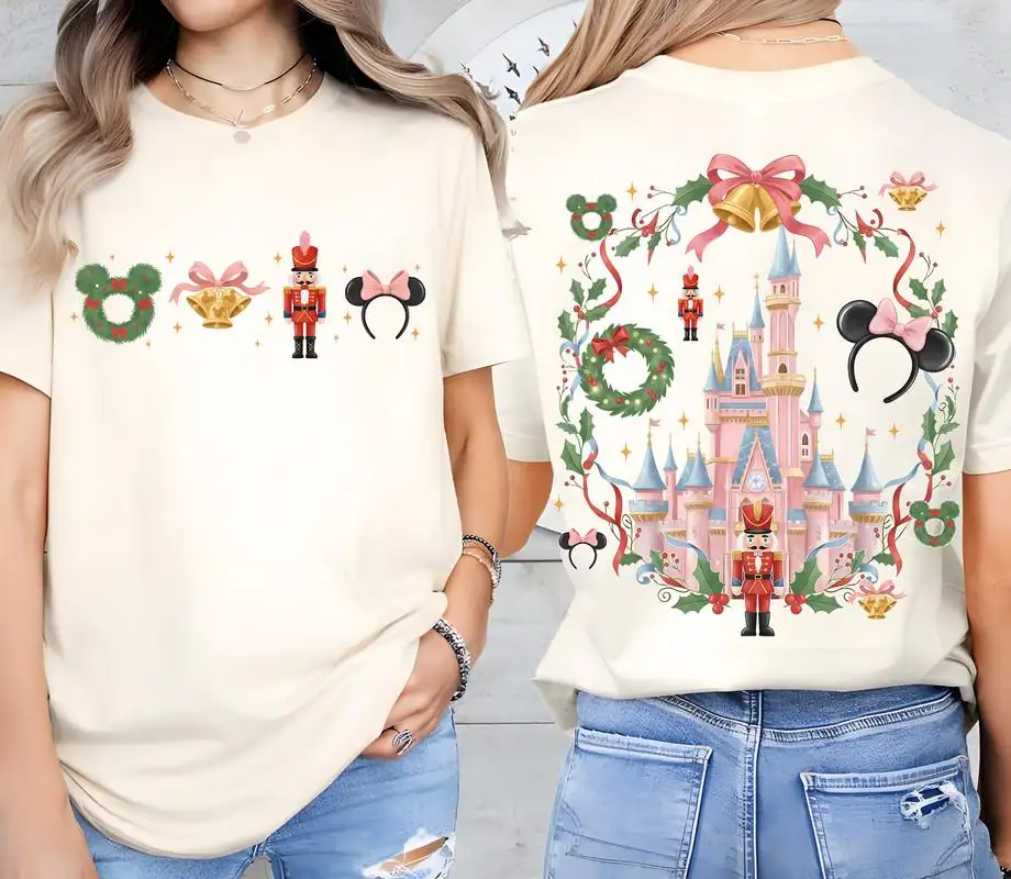 Disneyland Christmas Magic Castle Shirt for Family Trips