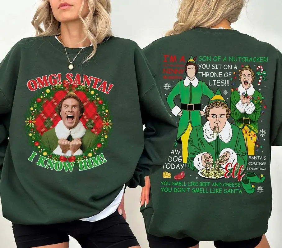 Buddy Elf Christmas Movie Shirt for Family Matching