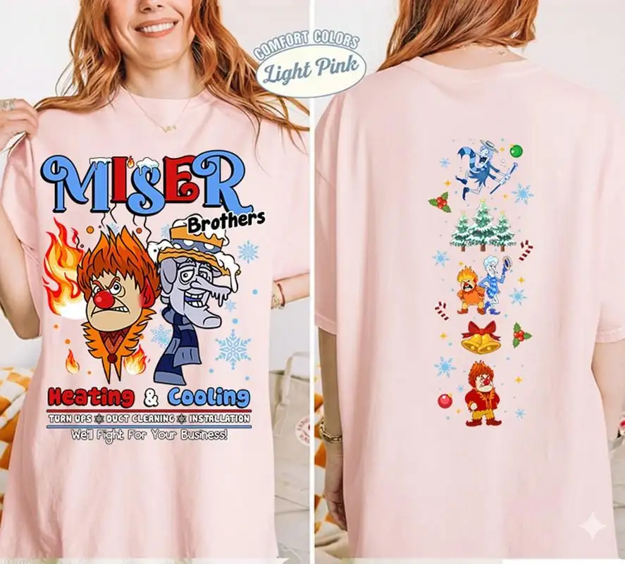 Miser Brothers Christmas Shirt | Heating & Cooling Long Sleeve