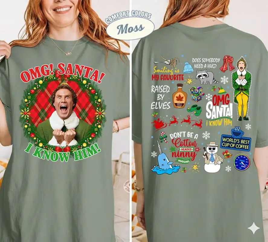 Buddy The Elf Christmas Shirt for Family Matching