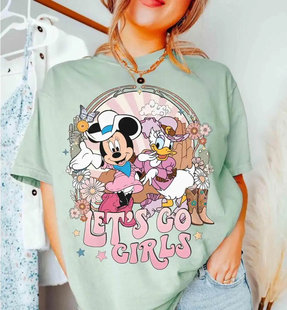 Vintage Minnie Cowgirl Shirt for Disney Girls Trip