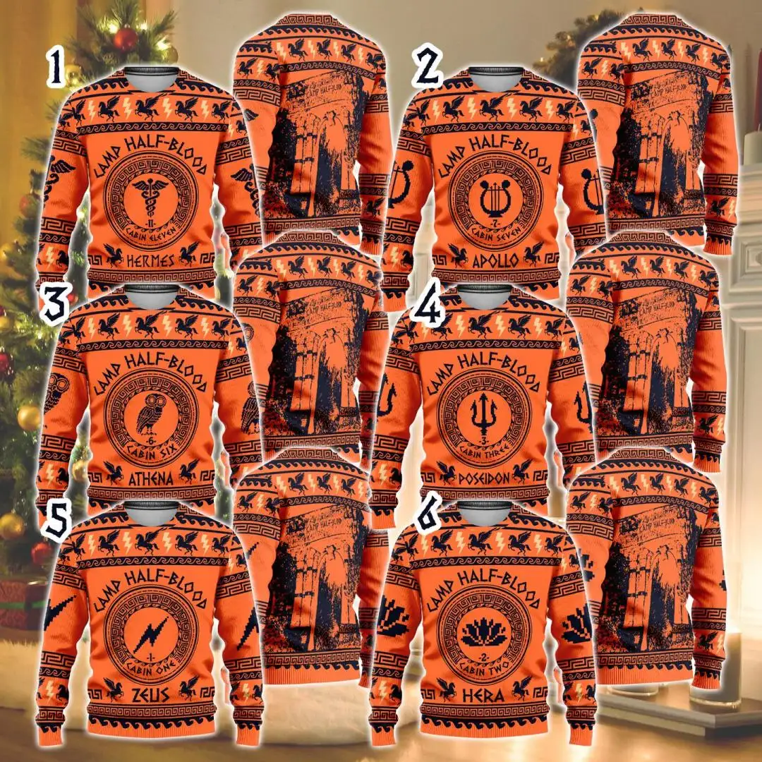 Percy Jackson Camp Half Blood Ugly Christmas Shirt