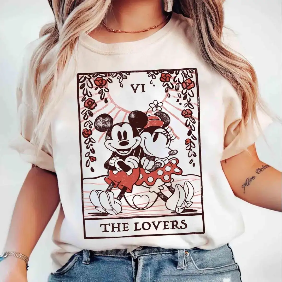 Disney Tarot Card Shirt for Couples Honeymoon Trip