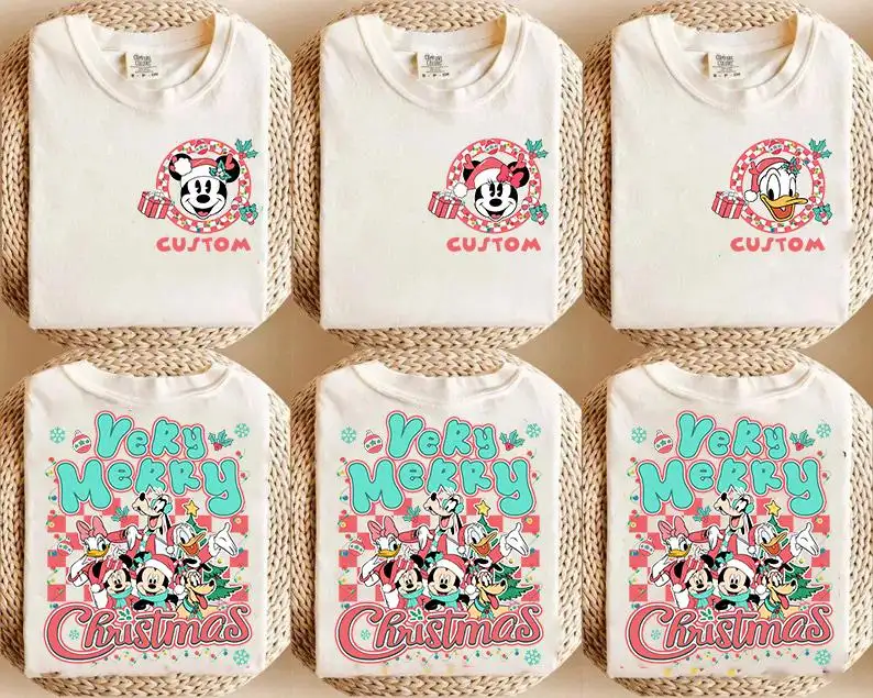 Personalized Disneyland Christmas Shirt for Family Trips