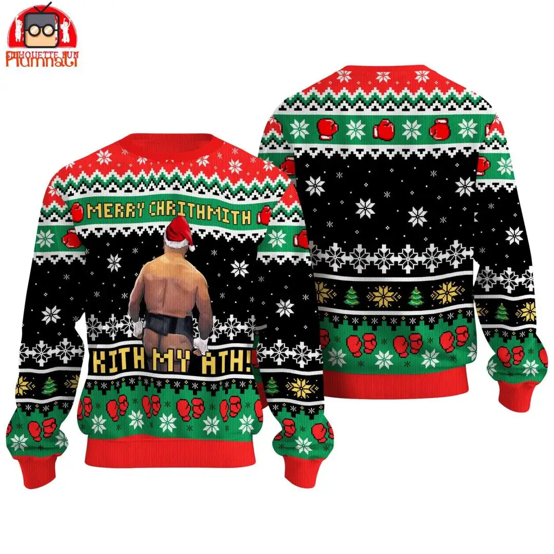Mike Tyson Ugly Christmas Sweater Shirt