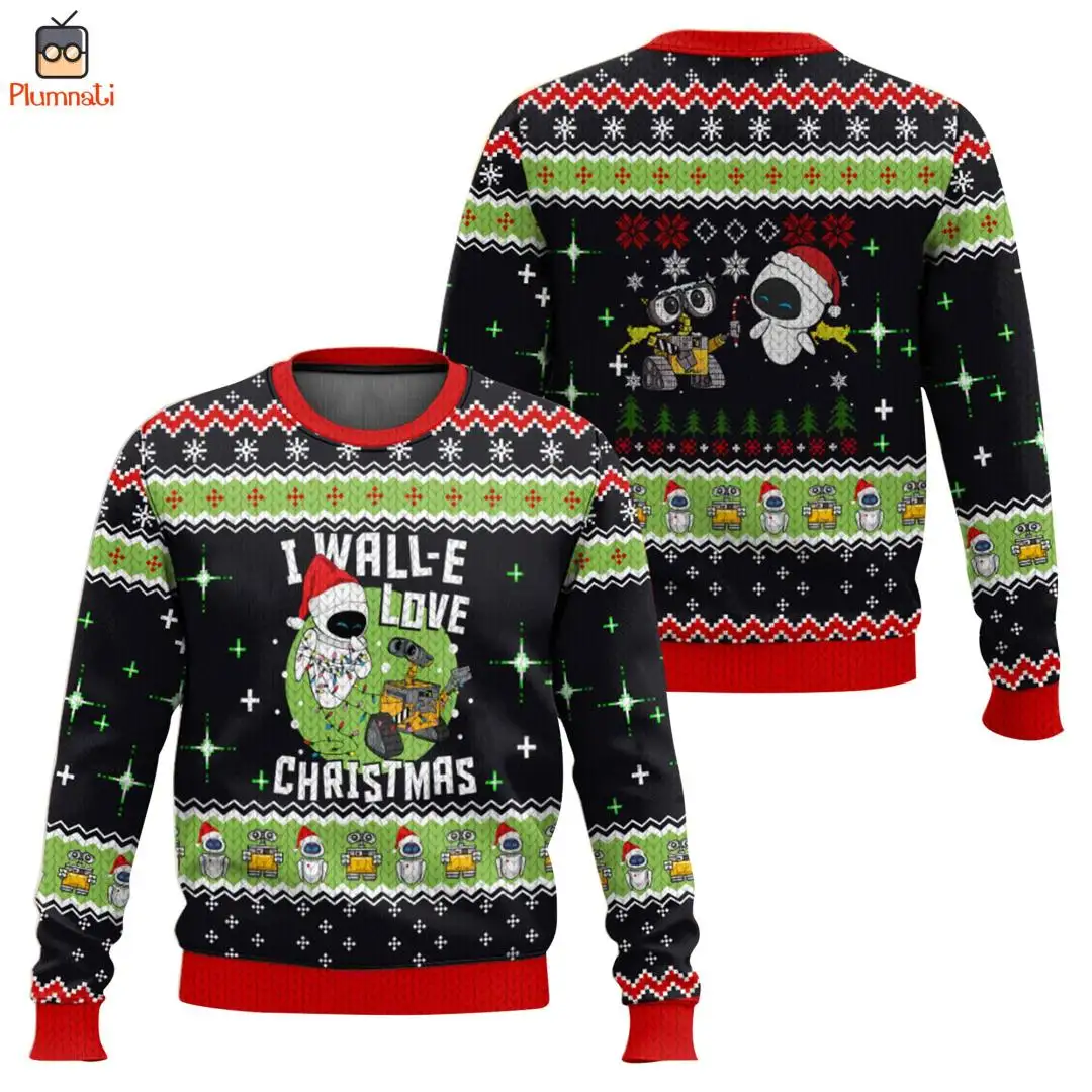 Wall-E Ugly Christmas Shirt for Disneyland Fans