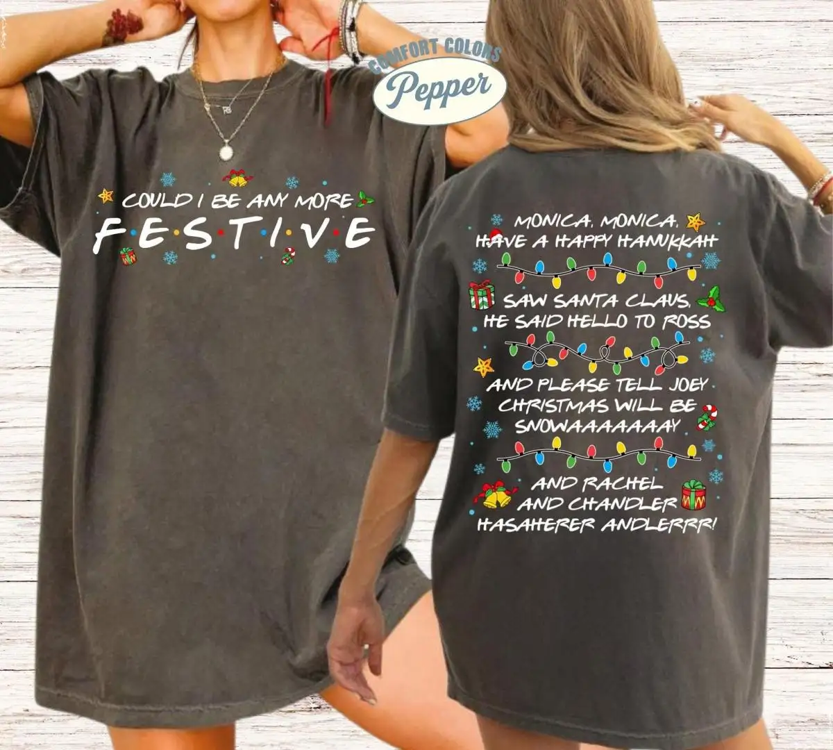 Friends Christmas Song Shirt Festive Holiday Gift