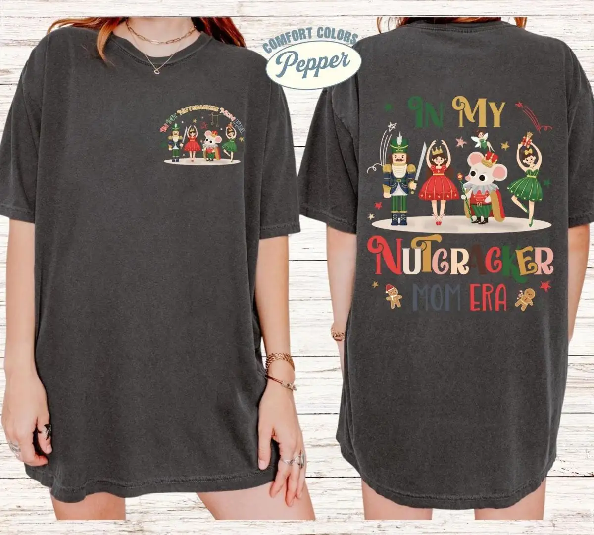 Nutcracker Mom Era Christmas Ballet Shirt