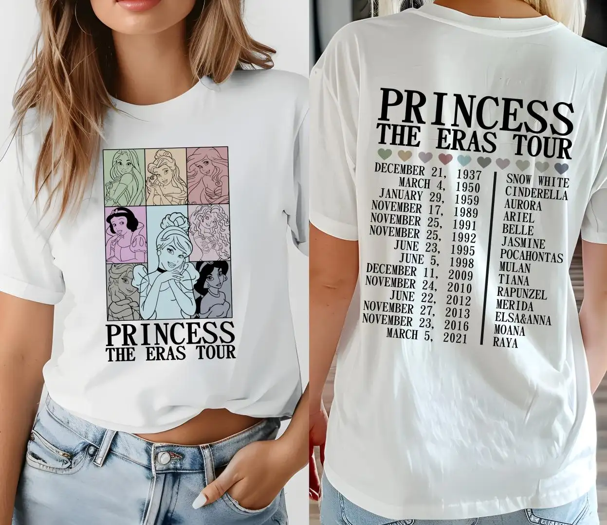 Princess Eras Tour Shirt for Disney Fans